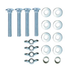 Dragon Targets© Harware Kit for AR500 Steel Gongs Dragon Targets, Harware Kit, AR500, Steel Gongs, Carriage Bolts, Wing Nuts, Steel Spacers, Modern Ag, Dragon Target, 610-1757