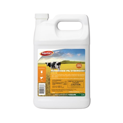Martins® Permethrin 1% Synergized Pour-On Martins, Martins, Permethrin, 1%, Synergized, Pour-On, Pour on, flies, lice, keds, face flies, horn flies, mosquitoes, ticks, insecticide, insect control, beef cattle, lactating, non lactating, Piperonyl Butoxide
