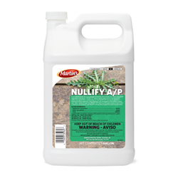 Martins® Nullify A/P Martins, Martins, Nullify, A/P, AP, Herbicide, water-soluble, Glufosinate, 24.5%, Perennial grass, broadleaf weeds, Control, Weed Control, foliar spray