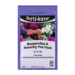 ferti•lome® Bougainvillea & Flowering Vine Food 17-7-10 ferti•lome, fertilome, Bougainvillea, Flowering, Vine Food, 17-7-10, Fertilizer, VPG, Color, Size, Quantity, Enhance, Landscape, Container, Plants
