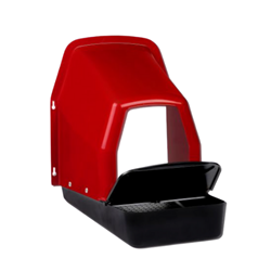 Miller Mfg® Plastic Nesting Box Miller Mfg, miller, manufacturing, Plastic, Nesting, Box, polyethylene, roost, free, prevent, roosting, easy, access, sloped, PNB1, poultry, supplies, little giant