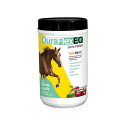 Durvet® DuraFlex™ EQ Joint Pellets 3.1 LB DuraFlex, EQ, Joint, Pellets, Pellet, Durvet, Equine, Supplement, Horse, Easy, Feed, palatable, Glucosamine, HCl,  Chondroitin, Sulfate, MSM, Hyaluronic, Acid, 48, day, supply, yea, sacc, Stock, Equine, Horse, Livestock, Supplies, Health, Care