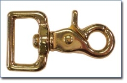 Batz® Square Eye Rein Swivel Snap Batz®, Square, Eye, Rein, Swivel, Snap, Brass, Zinc