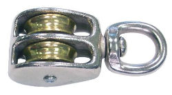 Batz® Double Pulley with Swivel Round Eye Batz, Double, Pulley, Swivel, Round, Eye, Corporation, Barn, Ranch, Home, Garden, Supplies, Rope