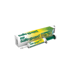 Safe-Guard® Equine Dewormer Safe-Guard®, Equine, Dewormer, Intervet, Schering-Plough, Horse, wormer, dewormer, de-wormer,  10%, fenbendazole, controls, large, small, strongyles, pinworms, ascarids, arthritis, caused, fourth, stage, larvae, s. Vulgaris, Apple, cinnamon, flavor, highly, palatable, 25, gram, syringe, treat, 1,100, lb, lbs, pound, pounds, safe, horses, foals, pregnant, mares