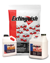 Extinguish® PLUS Fire Ant Bait Extinguish® PLUS Fire Ant Bait, Central Garden and Pet, fire ant killer, ant killer, fire ant bait, adulticide, Hydramethylnon,  Insect Growth Regulator , IGR,  (S)-methoprene, PASTURE ANT CONTROL