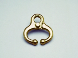 Stone® Automatic Show Lead / Bull Ring Stone®, Automatic, Show, Lead, nose, shorter, look, leads, Auto-lock, design, easy, removal, Brass, Nose, piece, 2 ¼” x 1 ¼”, across, center, diameter.