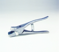 Stone® Large Ear Notcher Stone®, Large, Ear, Notcher, adjustable, depth, gauge, cuts, notch, 13/16", base, Lightweight, die, cast, aluminum, construction, Heat, treated, cutting, plate, long, life, clean, cuts, Individually, hand, fitted, tested, precision, tolerance