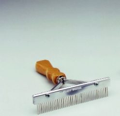 Stone® Pro-Line™ 6" Comb- Wooden Handle Stone®, Pro-Line™,  6", Comb, Wooden, Handle, 40, tooth, design, easy, grooming, Longer, teeth,  Scotch, Sturdy, lightweight, Fits, easily, rear, pocket