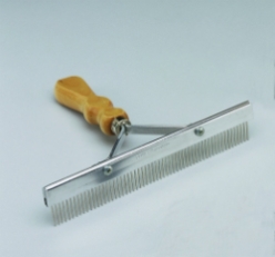 Stone® Pro-Line™ 9" Grooming Comb Stone®, Pro-Line™, 9", Comb, traditional, favorite, stockmen, Long, rounded, teeth, quick, smooth combing, superb, hair, separation, cut, pull, hair, Sturdy, lightweight, 58, needle, design, 1/8”, blade, separation, quick, combing, superb, separation