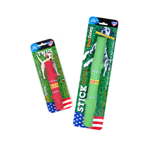 Ruff Dawg™ Stick/Twig Crunch Ruff, Dawg, Stick, Twig, Crunch, 12, 6, medium, large, small, dog, canine, rubber, toy, fetch, splinter, free, made, USA, recyclable, FDA, approved, durable, long, lasting, retrieve 