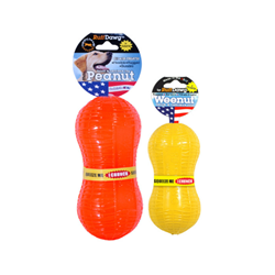 Ruff Dawg™ Peanut / Weenut Crunch Ruff, Dawg, Peanut, Weenut, Crunch, rubber, retrieving, toy, float, scented, medium, large, small, dog, canine, toy, bounce, USA, recyclable, FDA, approved, long, lasting, durable