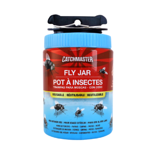 Catchmaster® Reusable Fly Jar Catchmaster, Fly, Jar, Attractant, Kill, repel, lure, broad, range, species, long, lasting, non, toxic, bait, included, leak, proof, add, water, ground, hang, safe, no, pesticides, reusable