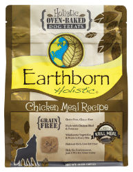 Earthborn Holistic® Chicken Meal Recipe Biscuits Earthborn Holistic® Chicken Meal Recipe Biscuits, Earthborn, Midwestern Pet Foods, Pet supplies, dog treats, dog bisuits,  low-fat dog treats, grain free dog treats, gluten-free dog treats, MSC-Certified Antarctic krill meal,