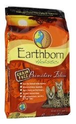 Earthborn Holistic® Primitive Feline™ Earthborn Holistic® Primitive Feline™, Midwestern Pet Food, feline nutrition, holistic cat food, dry cat food, wholesome cat food, grain-free cat food