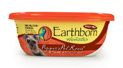 Earthborn Holistic® Peppers Pot Roast™ Stew Earthborn Holistic® Peppers Pot Roast™ Stew,  Midwestern Pet Foods, dog food, pet food, canine nutrition, meaty dog food, dog food made with vegetables and beef, moist dog food, moist puppy food, grain-free dog food, wholesome dog food, nutrient-rich dog food, dog food for all life stages, AAFCO Dog Food Nutrient Profiles