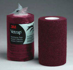 Vetrap™ 4” Bandaging Tape Vetrap™ 4” Bandaging Tape, 1410, 3M, versitile bandage tape, high-performance bandaging tape, support tape, compression tape, catheter tape, bandage secural, bandages that stay put, bandage sticks to itself, bandage that does not stick to hair, lightweight bandaging tape, equine tape, equine bandage, horse tape, dog tape, animal bandage, animal care, wound care, poultice tape