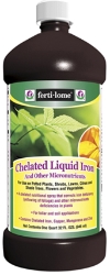 ferti•lome® Chelated Liquid Iron and Other Micro Nutrients ferti•lome®, Chelated, Liquid, Iron, Micro, Nutrients, plant, food, fertilizer, water, soluble, plant, food, micronutrients