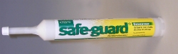Safe-Guard® Paste 10% Safe-Guard®, Paste, 10%, use, dairy, beef, cattle, removal, control, lungworms, stomach, worms, barberpole, brown, stomach, small, intestinal, hookworms, thread-necked, intestinal, small, bankrupt, nodular, Low-dose, volume, paste, Apple-cinnamon, flavor, improved, palatability, designed, metal, hook, convenient, dosing, 290, g, gm, cartridge, deworms, 29, head, 440-lb, single, dose, application, wormer, de-wormer, dewormer