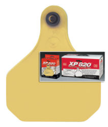 Y-Tex® XP 820™ Insecticide Ear Tags Y-Tex®, XP, 820™, Insecticide, Ear, Tags, horn, flies, pyrethroid-resistant, organophosphate-resistant, insects, face, macrocyclic, lactone, cattle, tag, rotation,  Abamectin, pipreronyl, Butoxide, Livestock, Fly, Insect, Control, pest