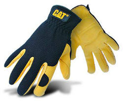 CAT® Premium Deerskin Palm Gloves CAT® Premium Deerskin Palm Gloves, CATERPILLAR®, GENUINE CAT®, CAT® MERCHANDISE, work gloves, Premium deerskin palm gloves, Gel padded palm gloves, gel padded work gloves, impact and vibration protection gloves, Breathable spandex back work gloves, Wing thumb, shirred elastic wrist,