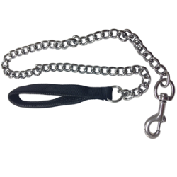 Valhoma Chain Lead with Neoprene Padded Handle Valhoma®, Chain, Lead, Neoprene, Padded, Handle, Pet, Supplies, leashes