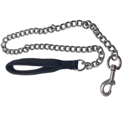 Valhoma® Chain Lead with Neoprene Padded Handle Valhoma®, Chain, Lead, Neoprene, Padded, Handle, Pet, Supplies, leashes