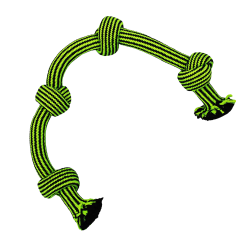 Knot-N-Chew Rope Dog Toy (4 Knot) 