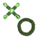 Jolly Pets® Tik Tak Tugzz Rope Dog Toy - T-01067